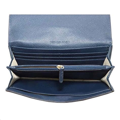 NWT Navy Blue MICHAEL KORS Carryall KINSLEY Wallet